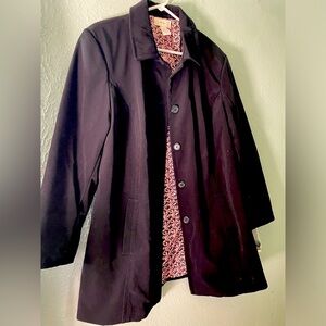 NWTS Merona size XL Black‎ Polyester Mid length Jacket